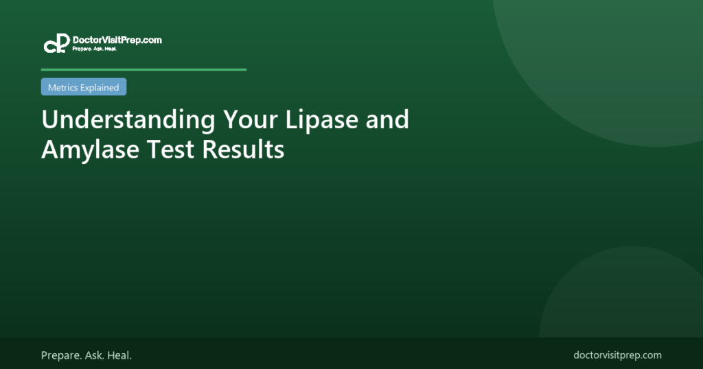 Understanding Your Lipase and Amylase Test Results